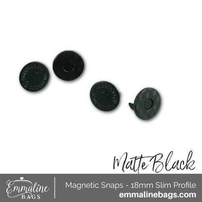 Magnetic Snap Closures: 3/4&quot; (18 mm) Slim (2 Pack)