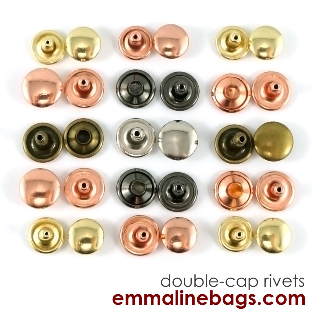Double store cap rivets
