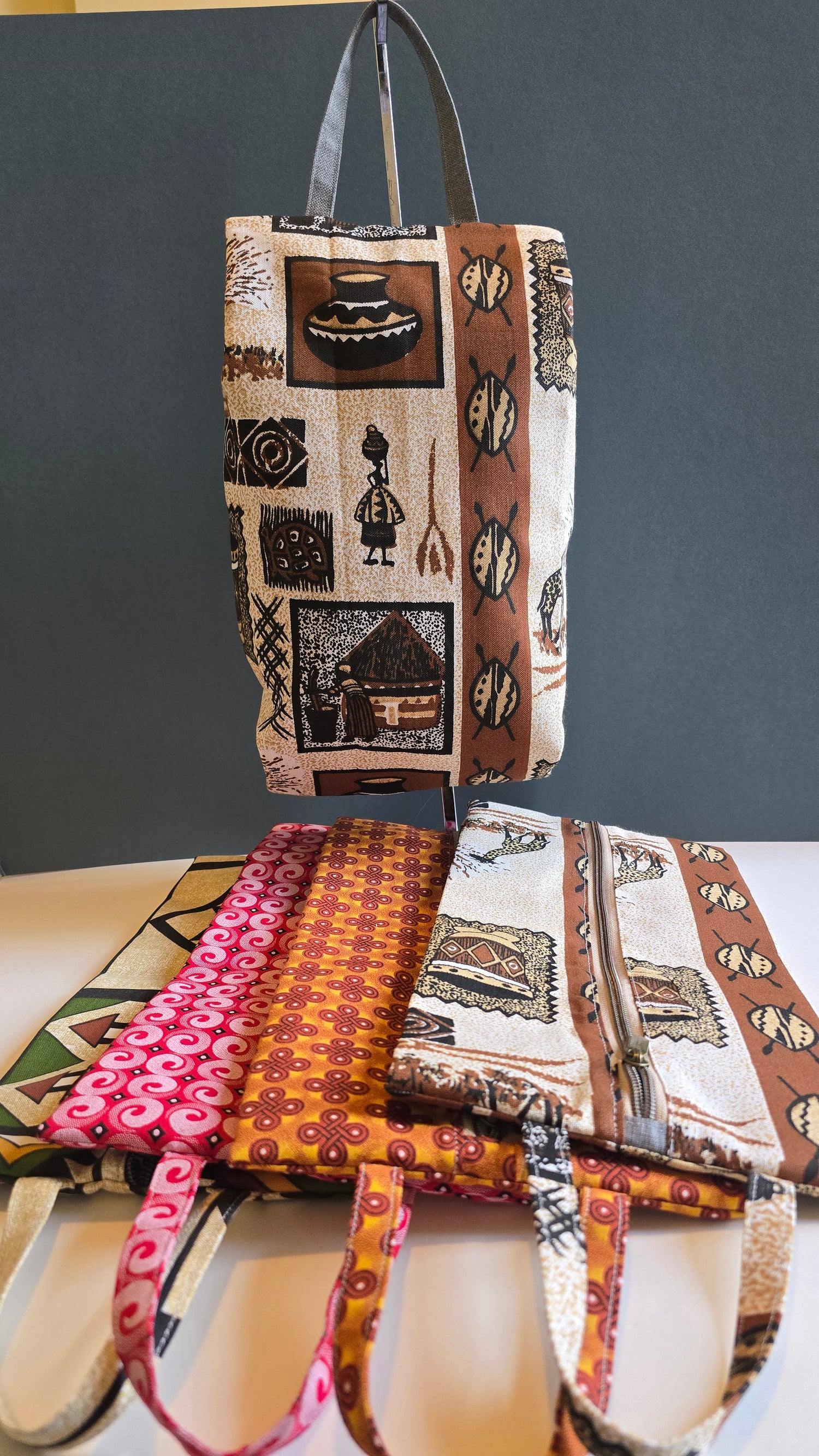 African Expandable Bags