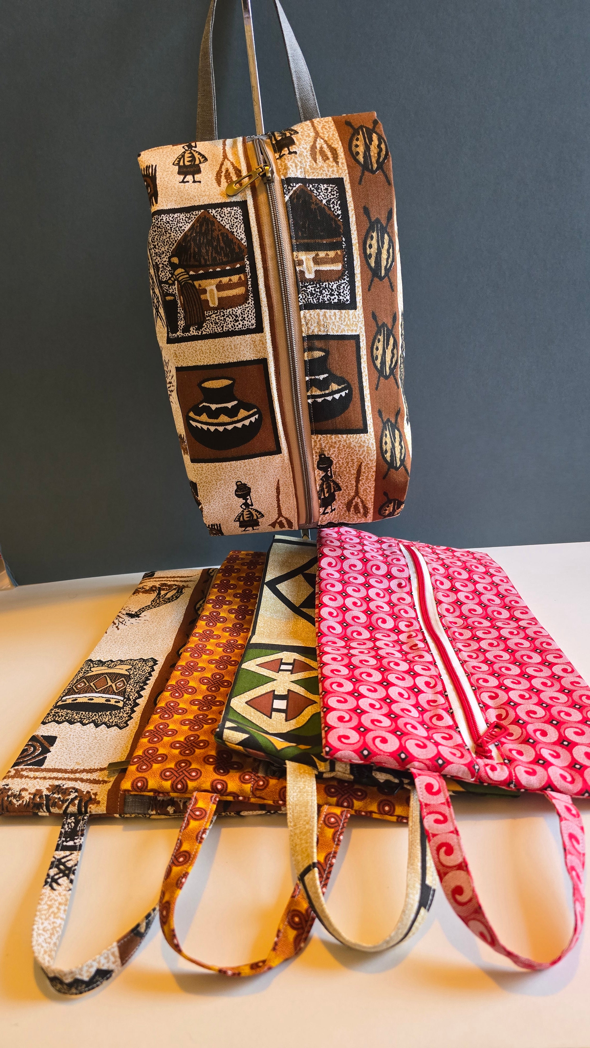 African Expandable Bags