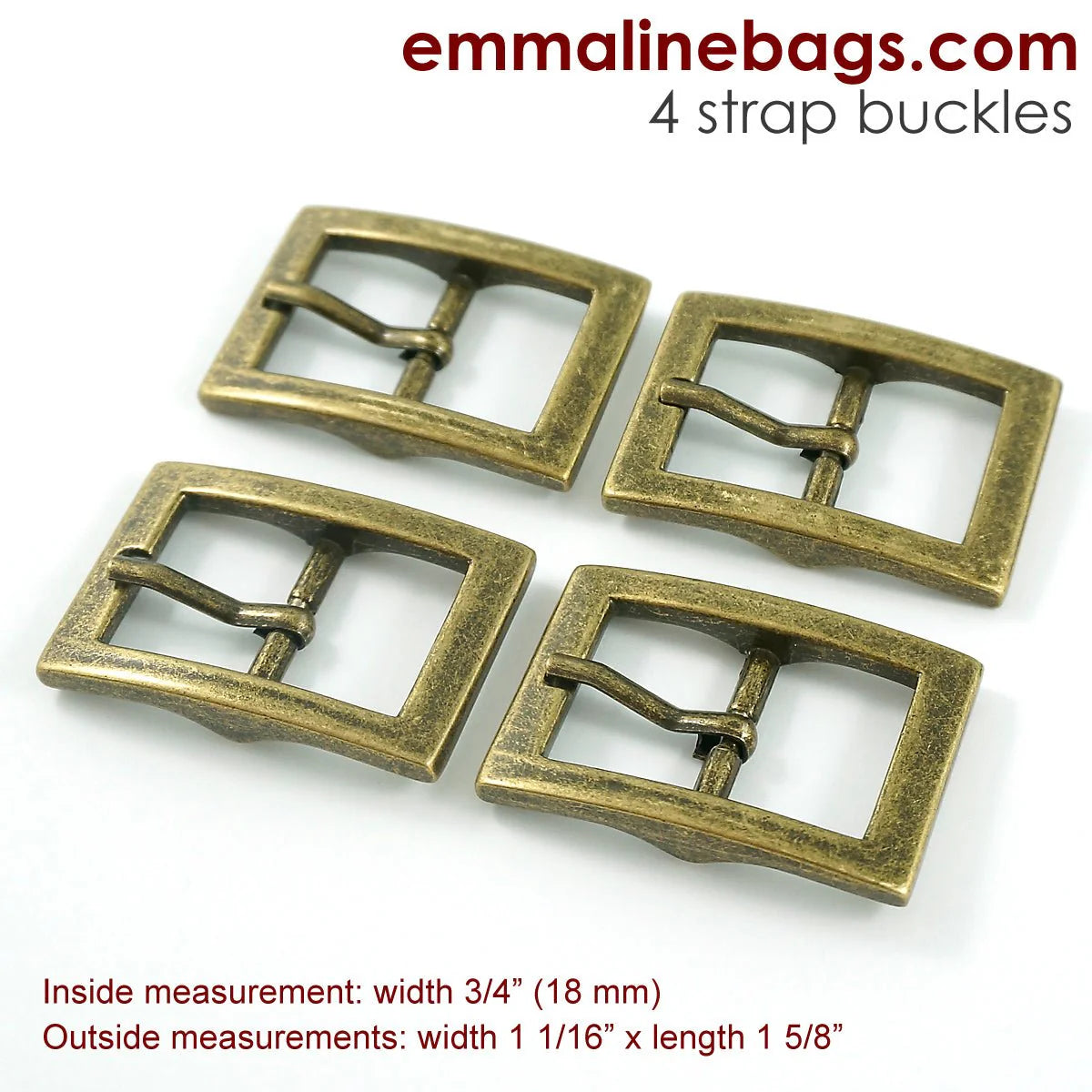 Double Ended Pin Buckles