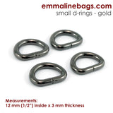 D-Rings: (4 Pack)