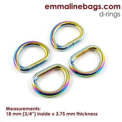 D Rings: (4 Pack)