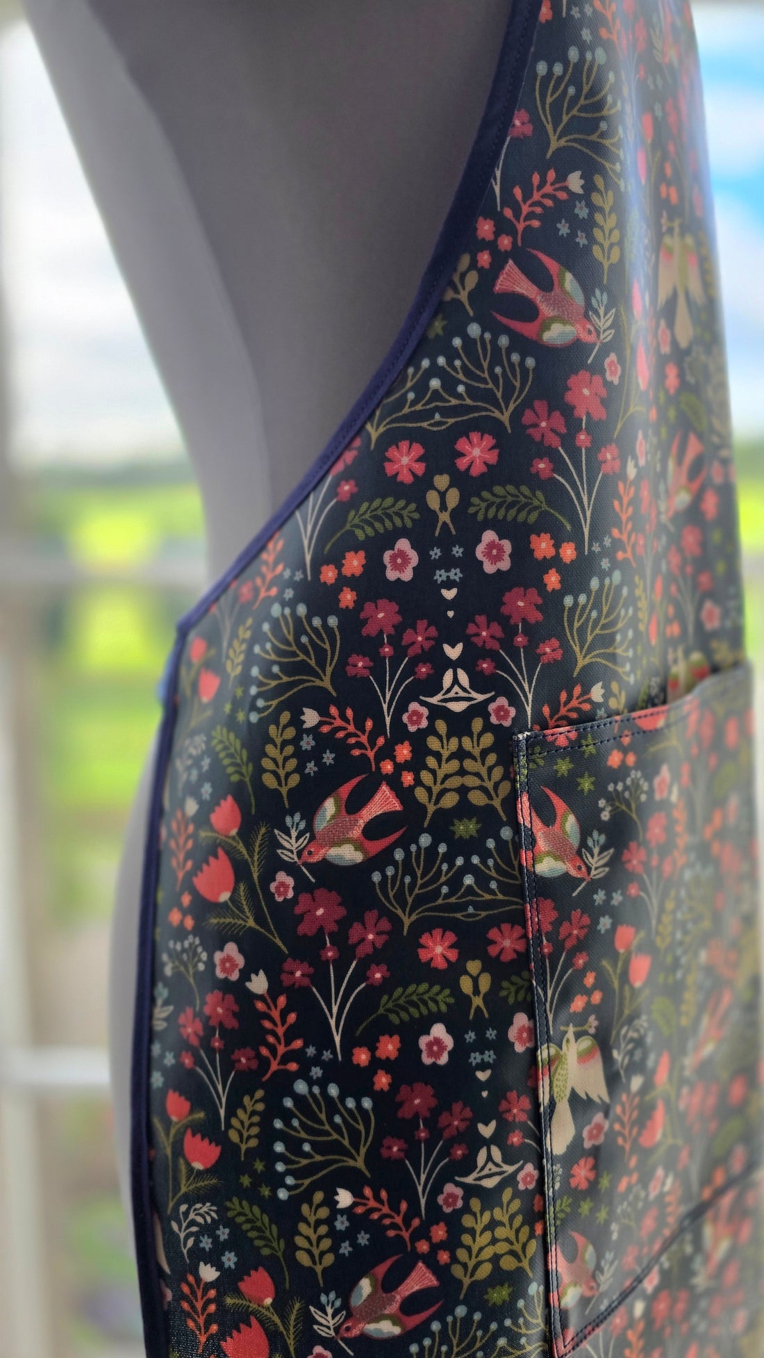 Oilcloth Apron – Handcrafted, Durable &amp; Wipe-Clean
