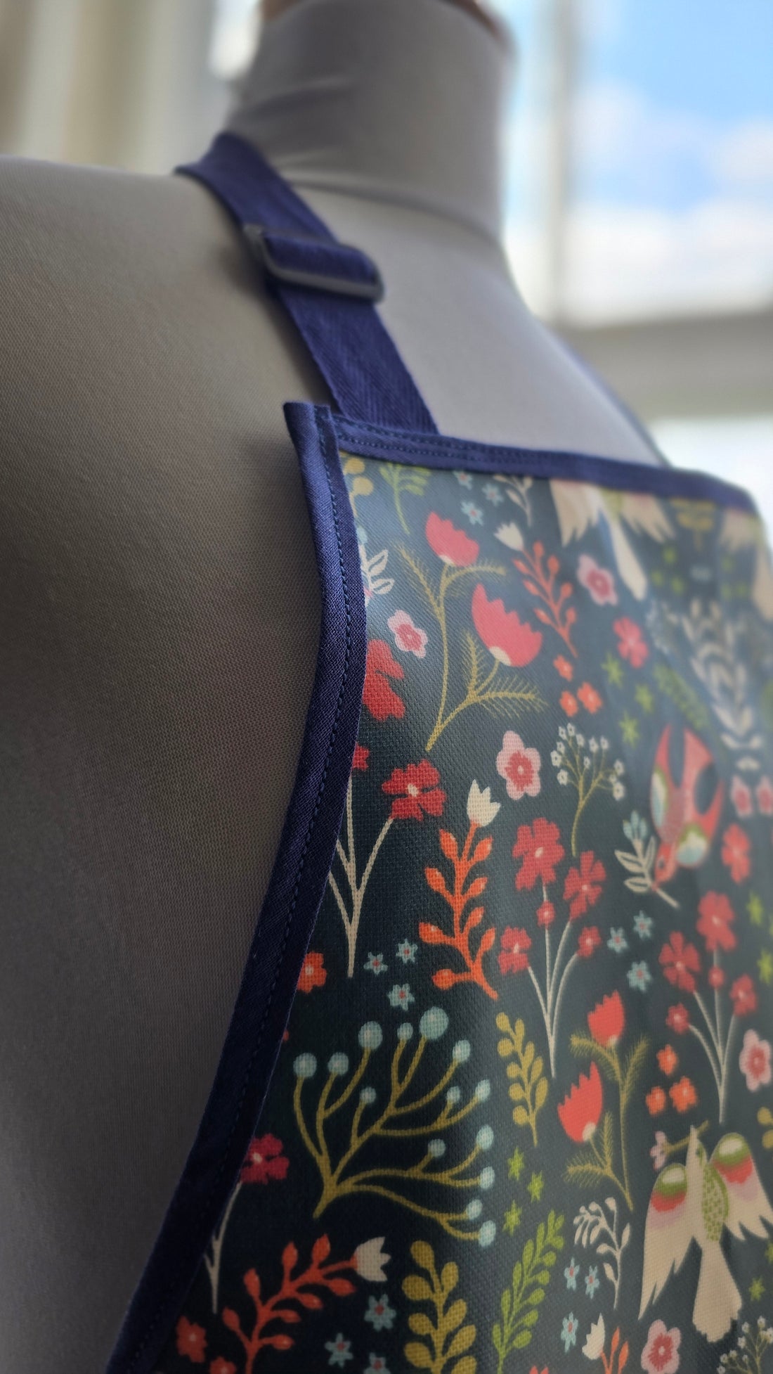 Oilcloth Apron – Handcrafted, Durable &amp; Wipe-Clean