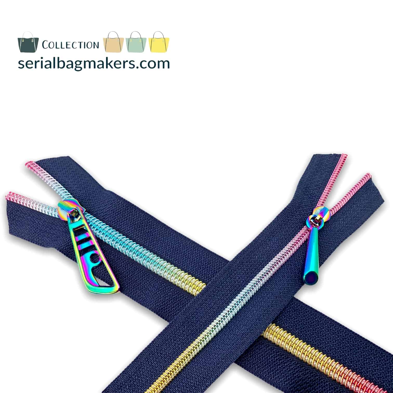 Serial Bagmakers Zipper Tapes - Navy