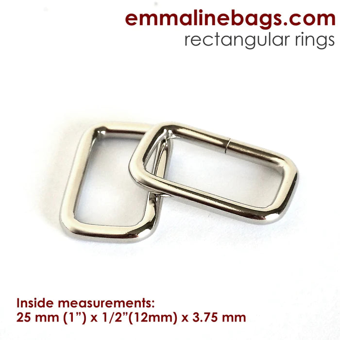 Rectangular Rings 25mm ( 4 pack)