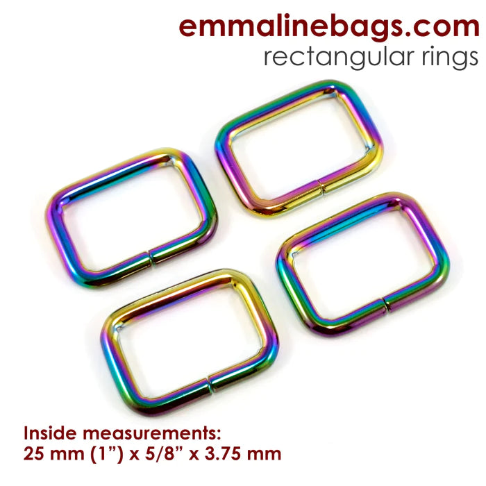 Rectangular Rings 25mm ( 4 pack)