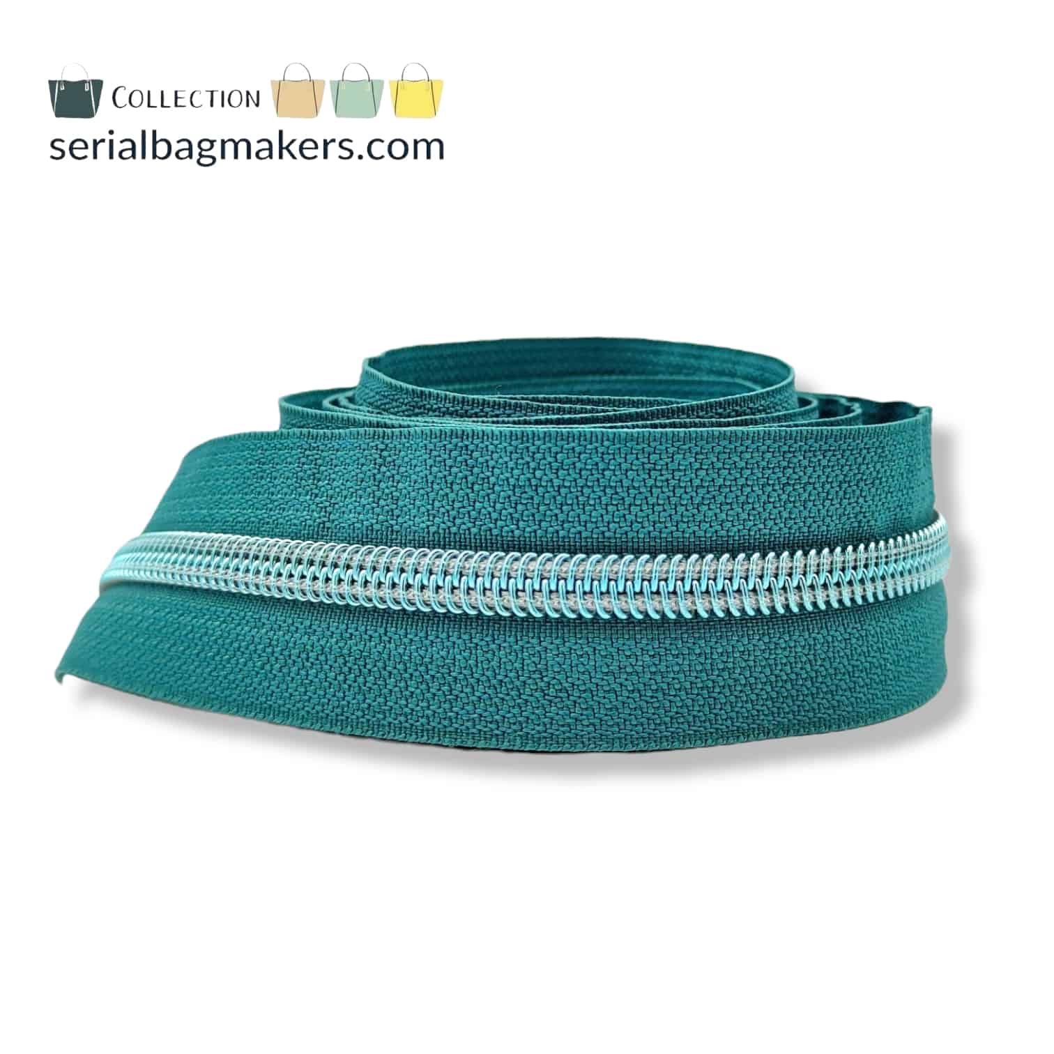 Serial Bagmakers Zipper Tapes - Teal