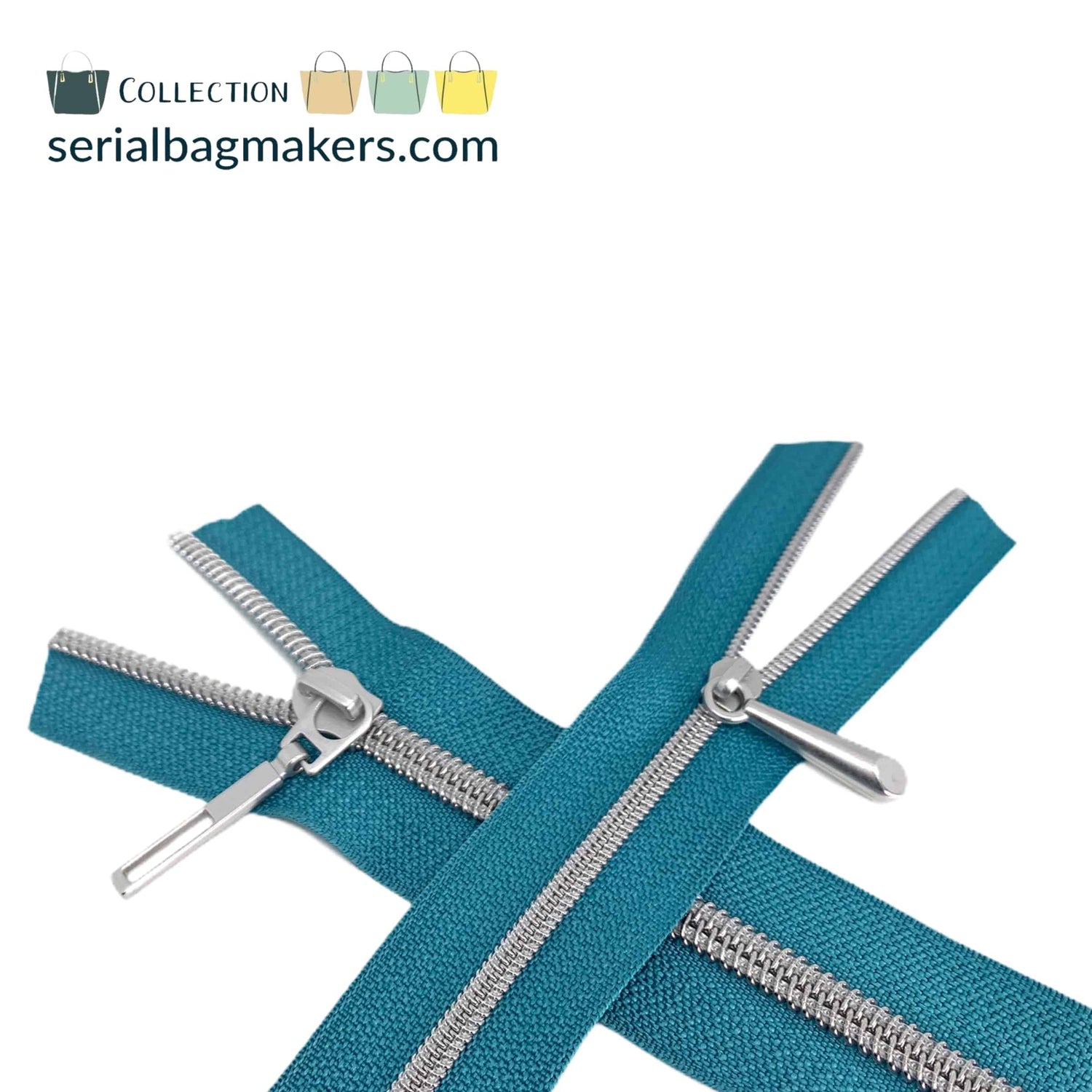 Serial Bagmakers Zipper Tapes - Teal