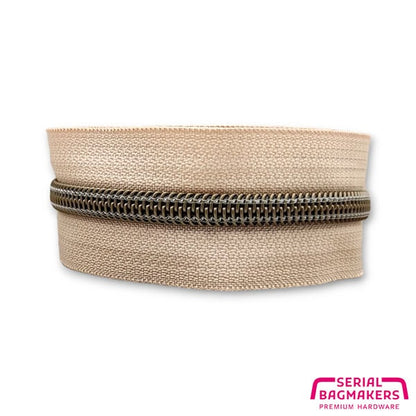 Serial Bagmakers Zipper Tape - Latte