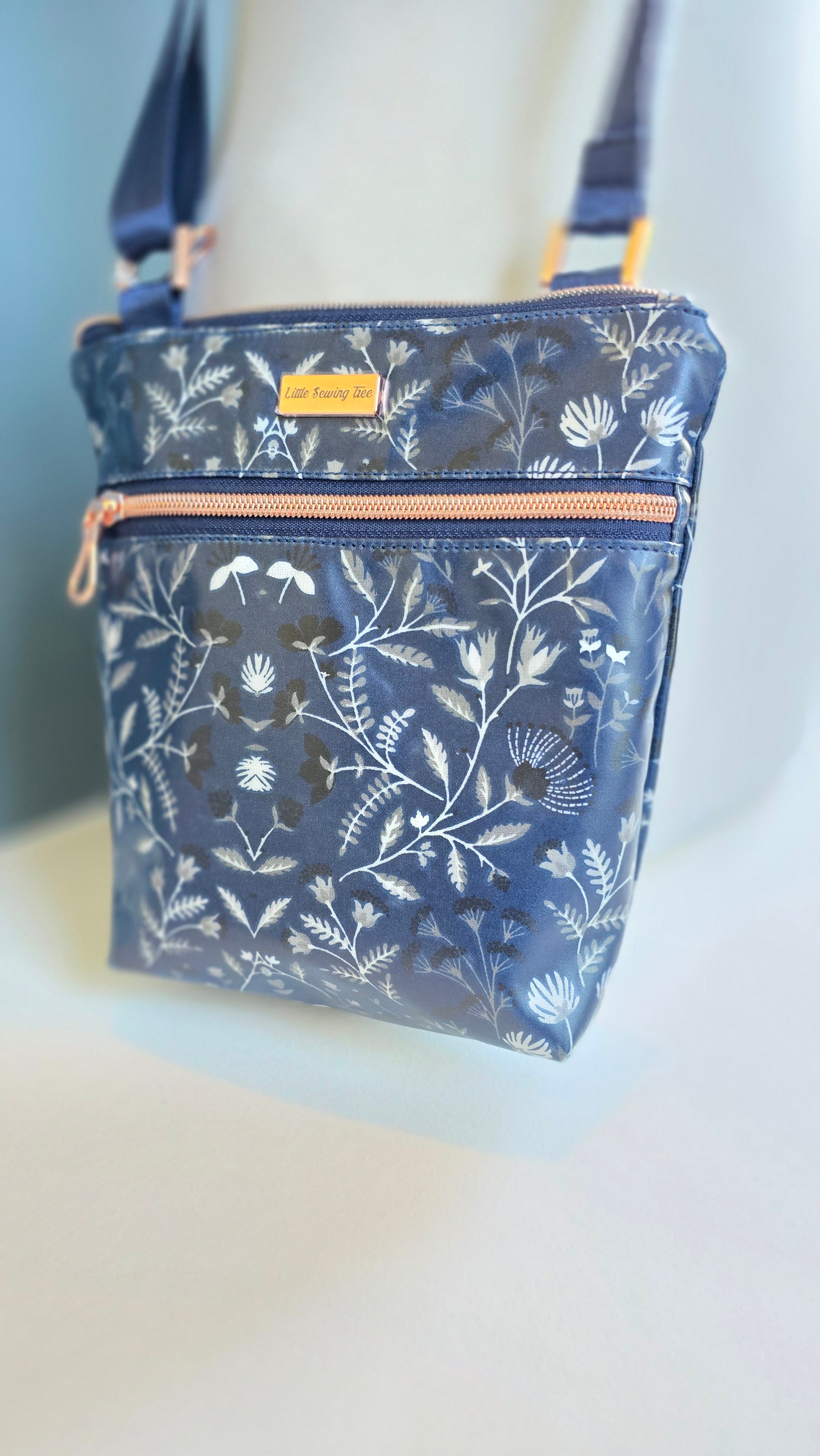 Oilcloth Crossbody Bag – Handcrafted &amp; Durable