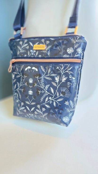 Oilcloth Crossbody Bag – Handcrafted &amp; Durable