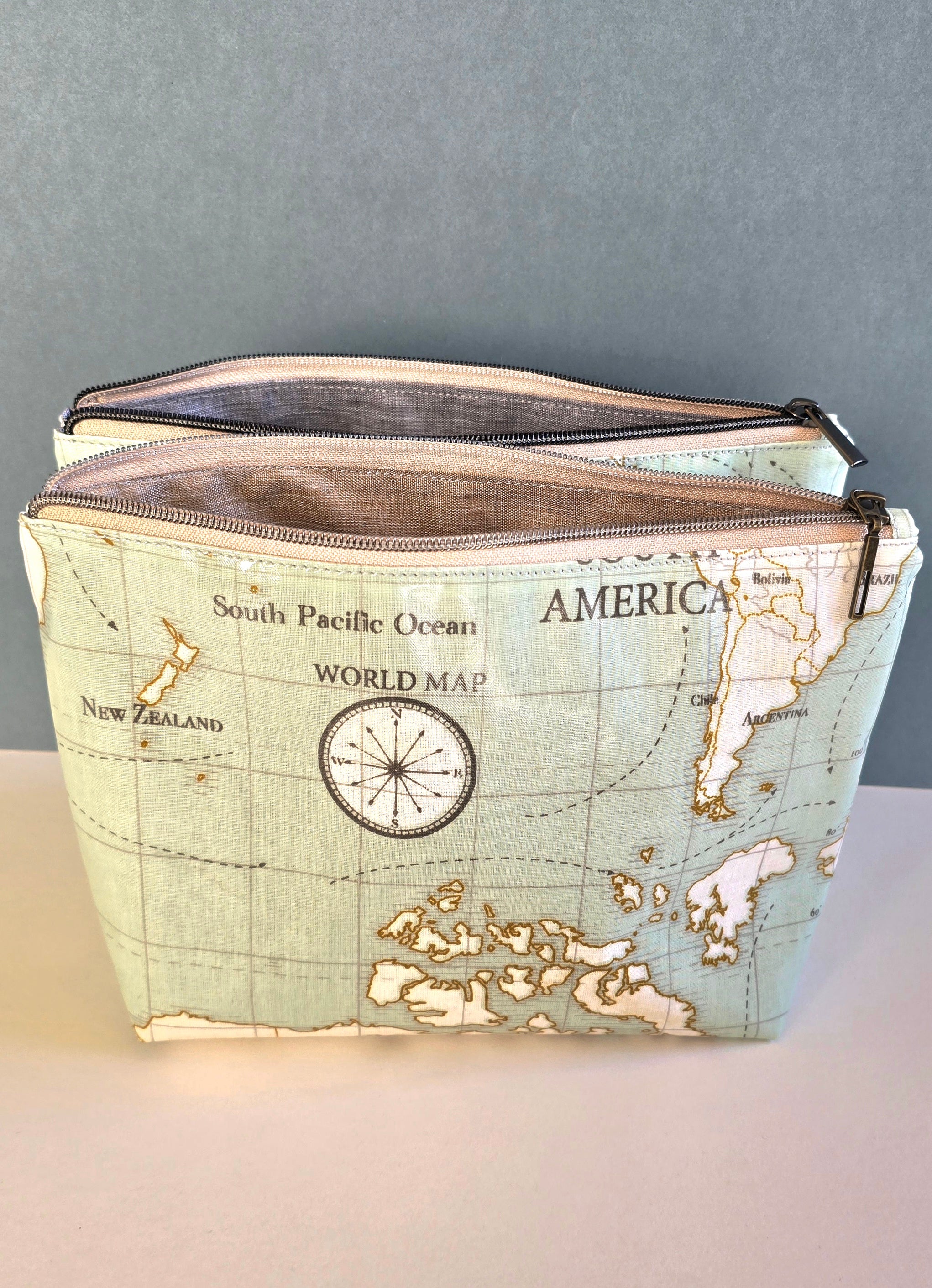 Oilcloth Make-Up Bag – Handcrafted &amp; Practical