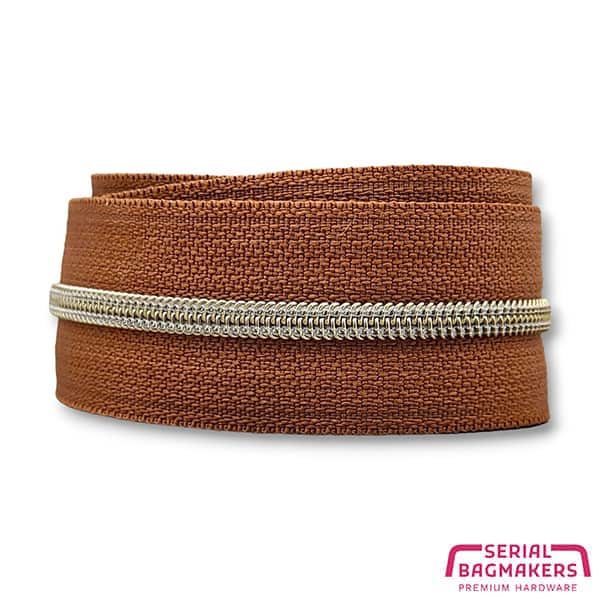 Serial Bagmakers Zipper Tapes - Cognac