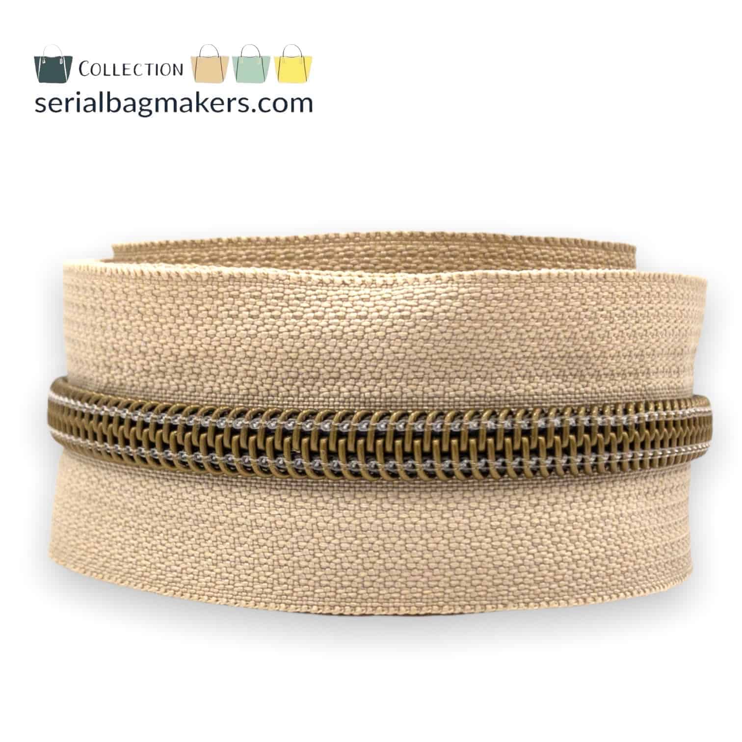 Serial Bagmakers Zipper Tapes - Sand