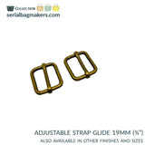 Adjustable sliders (strap adjusters)
