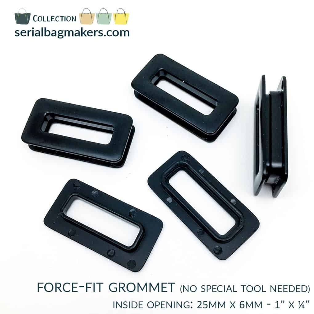 Force fit Rectangular Grommet