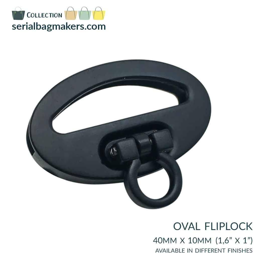 Oval Flip Lock