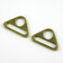 Triangle ring 1" Antique Brass