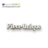 Clearance - Label " Piece Unique"