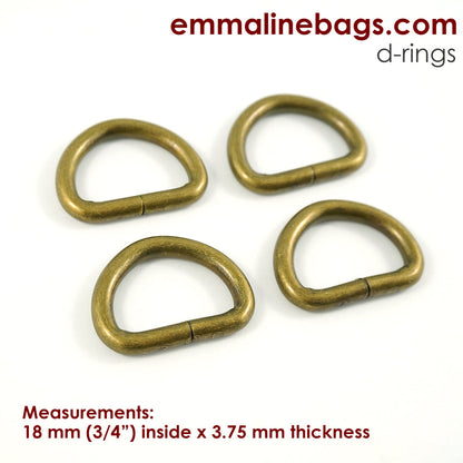 D Rings: (4 Pack)