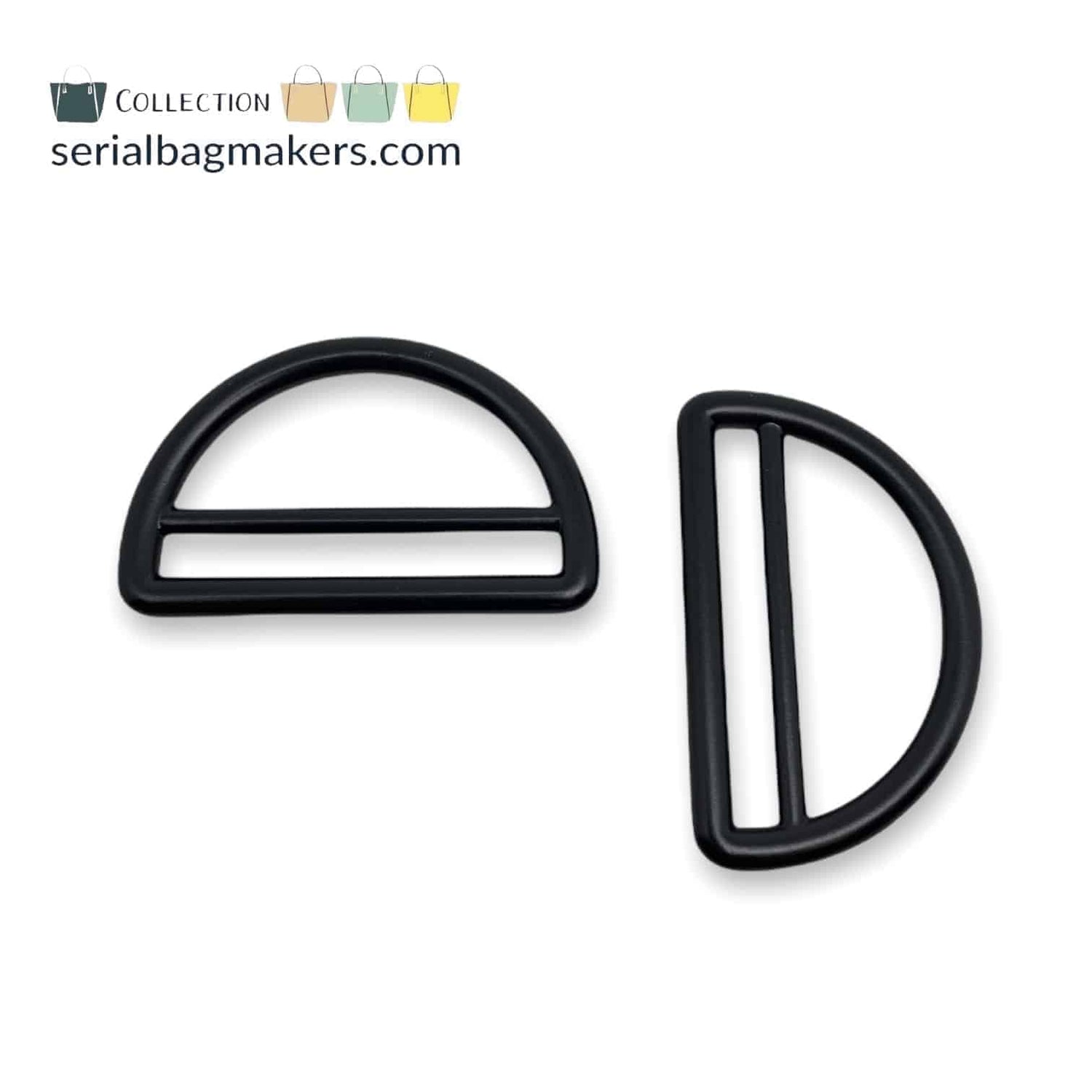 Double bar D-rings 38mm (1 ½”)
