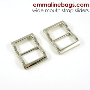 Extra Wide Mouth Strap Sliders - For Thicker Straps (2 pieces)