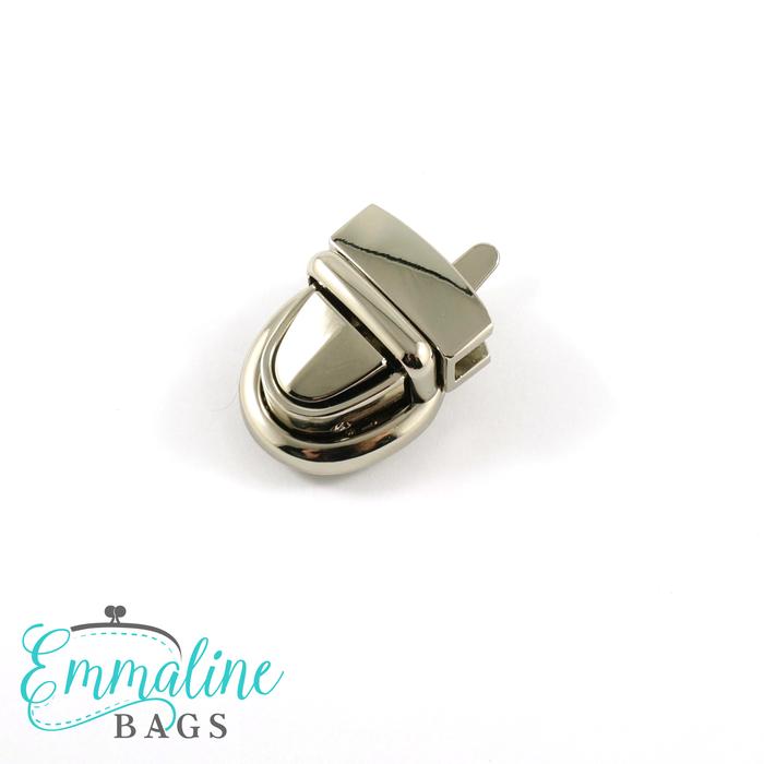 Baby Press Lock - Nickel
