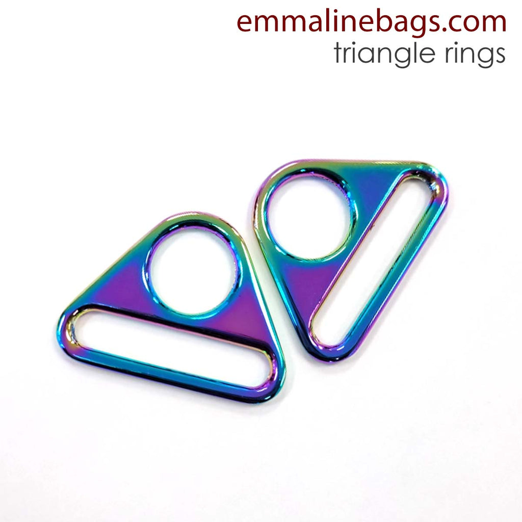 Triangle ring 1 1/2&quot; Rainbow