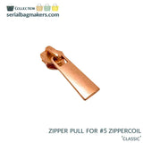 Serial Bagmakers #5 Zipper pulls  - Rose Gold