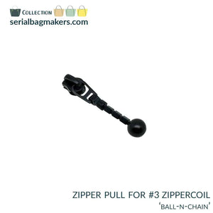 Serial Bagmakers #3 Zipper pulls  - Black