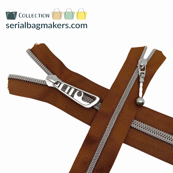 Serial Bagmakers #3 Zip - Cognac tape  / Nickel coil